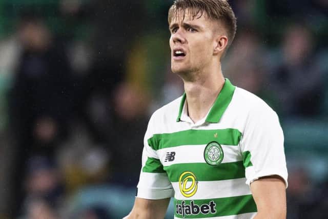 Kristoffer Ajer was forced off by injury against AIK. Picture: Craig Foy/SNS