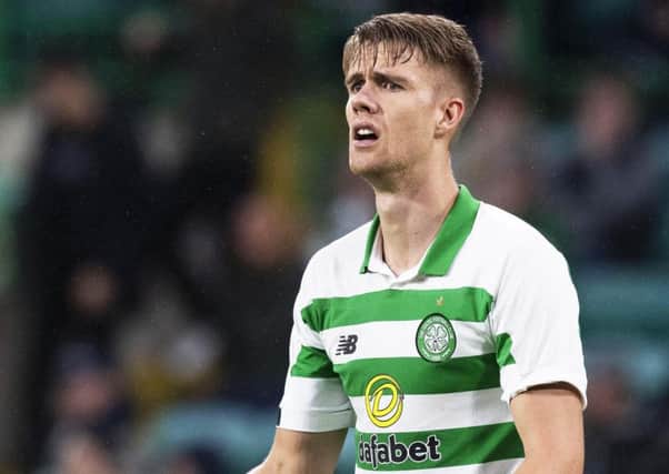 Kristoffer Ajer was forced off by injury against AIK. Picture: Craig Foy/SNS