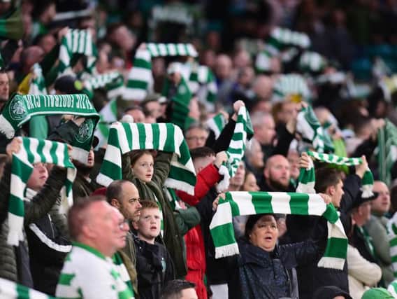 File image of Celtic fans attending a match