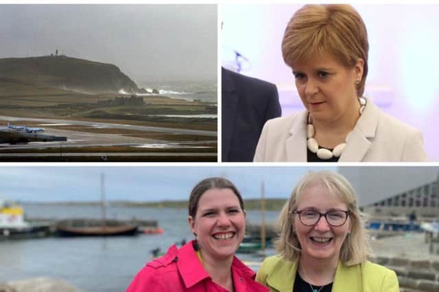 Beatrice Wishart (bottom right) won the by-election for Jo Swinson's (bottomo left) Scottish Liberal Democrats. Pictures: PA/Beatrice Wishart Twitter