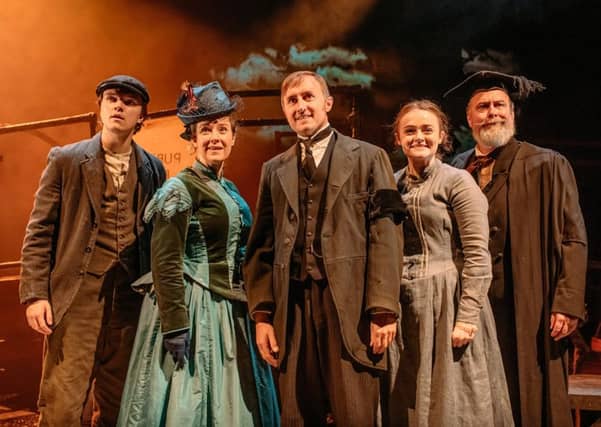 Bailey Newsome, Emily Winter, Ewan Donald, Leah Byrne and Barrie Hunter in Tay Bridge