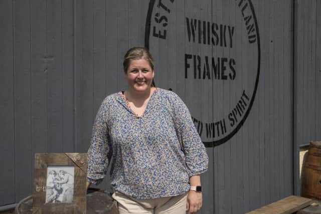 Kristen Hunter, originally from Minnesota, founded Whisky Frames with her Scottish husband in 2016. Picture: Contributed