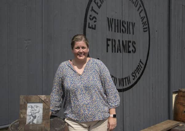 Kristen Hunter, originally from Minnesota, founded Whisky Frames with her Scottish husband in 2016. Picture: Contributed