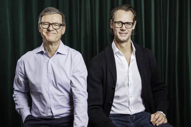 iZettle co-founders Magnus Nilsson (left) and Jacob de Geer. Picture: Linus Sundahl-Djerf.