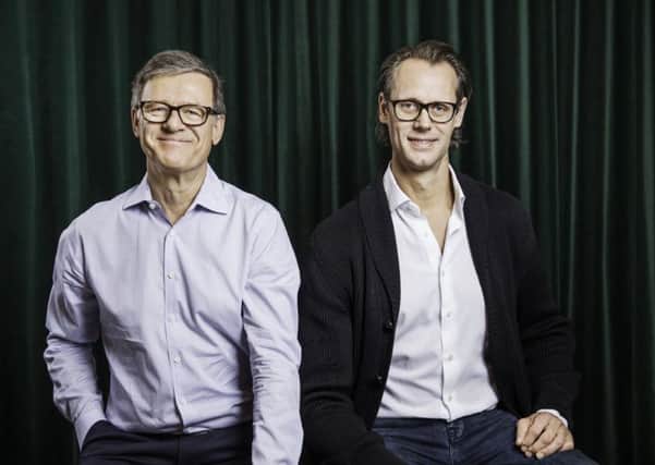 iZettle co-founders Magnus Nilsson (left) and Jacob de Geer. Picture: Linus Sundahl-Djerf.