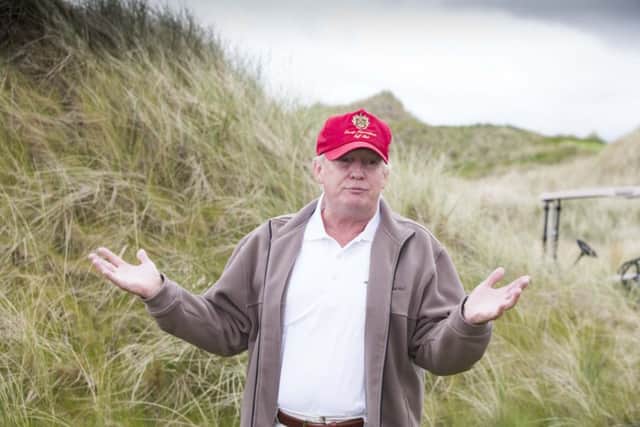 Sarah Bates said she was looking after £750m of business at Trump's Aberdeenshire resort. Its most recent accounts value its assets at £31.8m Picture: Michal Wachucik