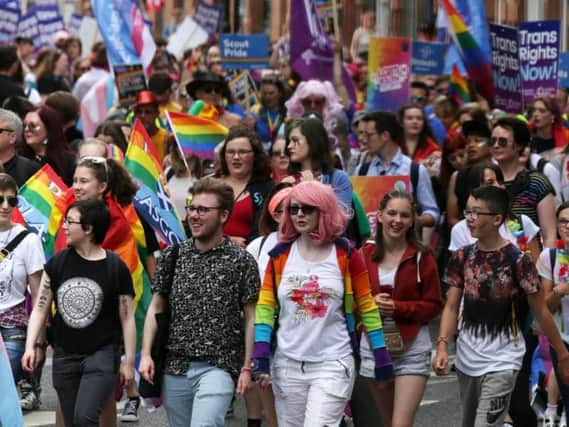 A recent Pride event in Glasgow