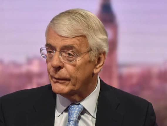 John Major. Picture: BBC