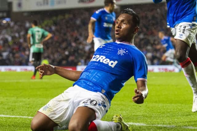 Rangers' Alfredo Morelos. Picture: Alan Harvey/SNS
