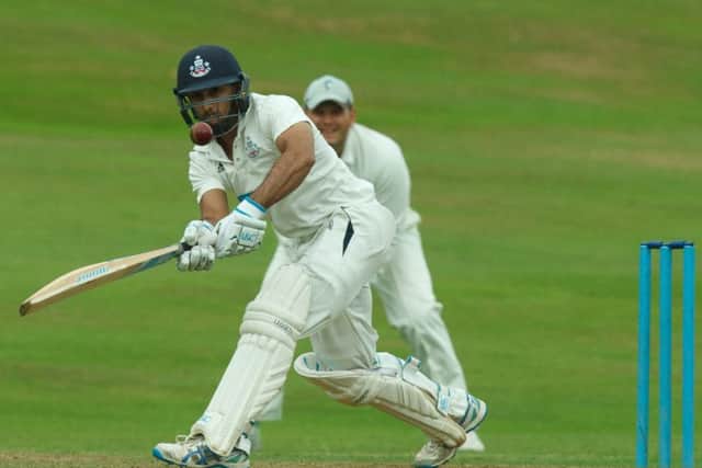 Forfarshire skipper Umair Mohammed will make his final appearance for the side in todays CSL Grand Final at Titwood. Picture: Toby Williams