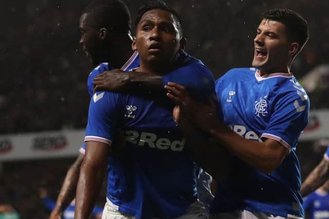Alfredo Morelos proved his value to Rangers with the winner against Legia Warsaw. Picture: Ian MacNicol/Getty Images