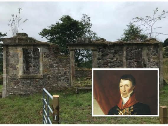The north elevation exterior of The Brisbane Observatory, in Largs, North Ayrshire, built in 1808 by Sir Thomas Brisbane, could be lost forever unless funds are raised to save it. Picture: SWNS