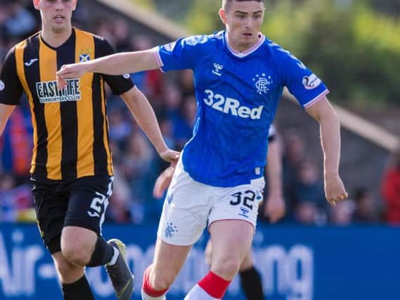 Jake Hastie featured for Rangers against East Fife in the Betfred Cup. Picture: SNS