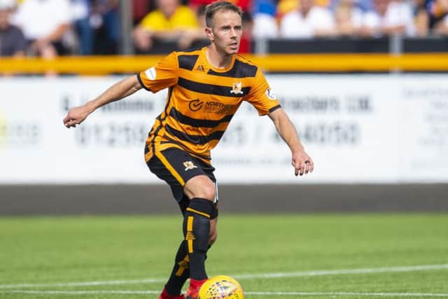 Alan Trouten in action for Alloa Athletic. Picture: Ross MacDonald/SNS Group