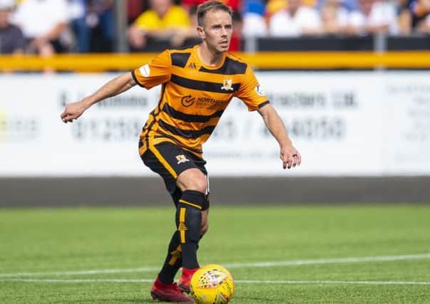 Alan Trouten in action for Alloa Athletic. Picture: Ross MacDonald/SNS Group