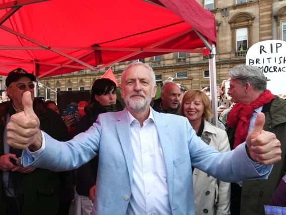 Corbyn told thousands at a Glasgow rally that he was "proud" to tell Mr Johnson "no way, it's our Parliament".