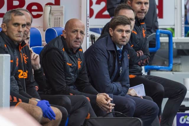 Steven Gerrard lamented his team's performance in the defeat to Celtic. Picture: Rob Casey/SNS