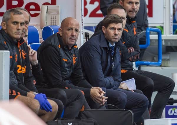Steven Gerrard lamented his team's performance in the defeat to Celtic. Picture: Rob Casey/SNS