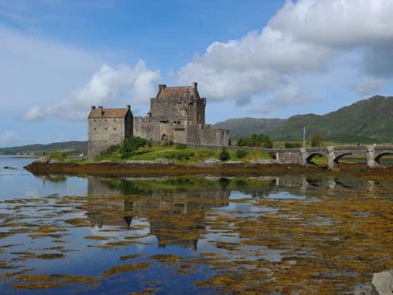 The alarm was raised at 10.04am on Sunday about the casualty near Eilean Donan Castle in the Highlands.