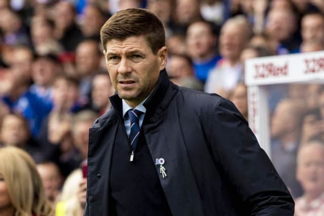 Steven Gerrard accepted his share of responsibility for Rangers first defeat of the season. Picture: Craig Williamson/SNS
