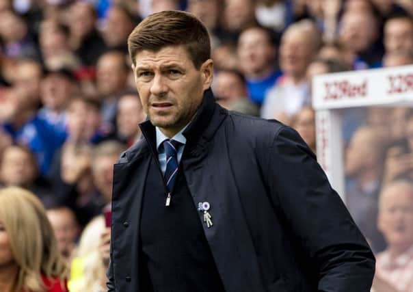 Steven Gerrard accepted his share of responsibility for Rangers first defeat of the season. Picture: Craig Williamson/SNS