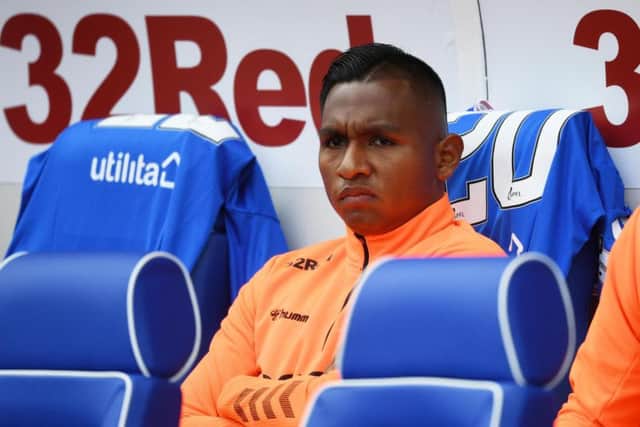 Alfredo Morelos will be staying at Ibrox. Picture: SNS