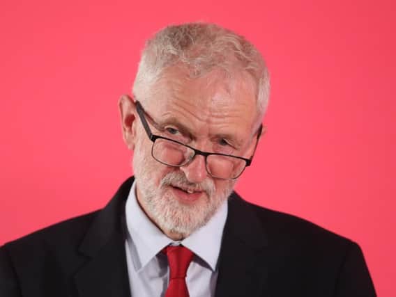 Jeremy Corbyn was making a keynote speech in Salford today where he is holding a shadow cabinet meeting.
