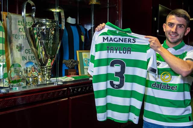 Greg Taylor is unveiled as Celtic's new signing
