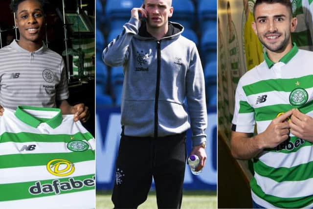 Jeremie Frimpong, Ryan Kent and Greg Taylor