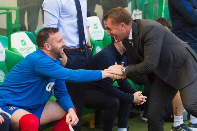 Kris Boyd used his Scottish Sun column to hit out at Brendan Rodgers. Picture: SNS