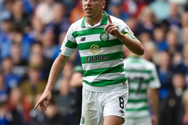 Targeted: Celtic captain Scott Brown