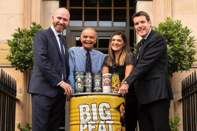 From left: Douglas Laing & Co chief executive Chris Leggat, chairman Fred Laing, director of whisky Cara Laing and finance director Danny MacLennan. Picture: Contributed