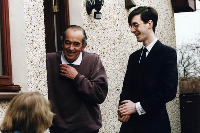 Rees-Mogg was just 27 when he was selected by the Conservatives to contest Central Fife.