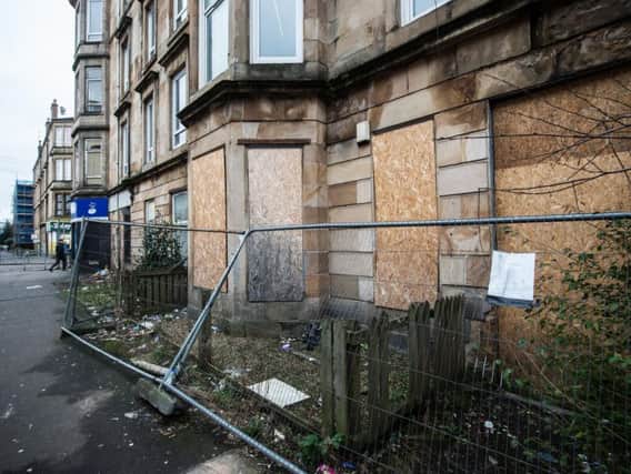 Thousands of privately owned homes lie empty in Scotland. Picture: John Devlin