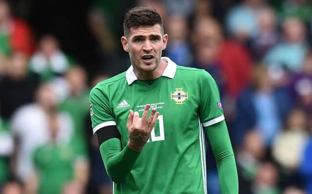 Kyle Lafferty has been added to the Northern Ireland squad for the friendly against Luxembourg and the Euro 2020 qualifier against Germany. Picture: Charles McQuillan/Getty Images
