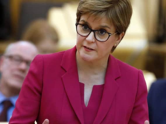 Nicola Sturgeon said she had no role in the legal bid after being asked about the case at First Minister's Questions. Picture: PA