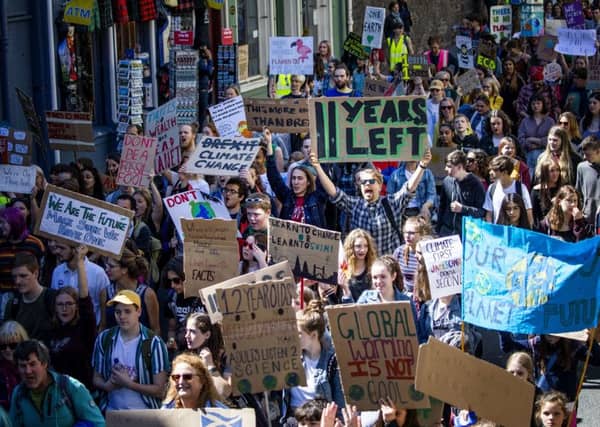 A week of protests about climate change is due to be held in Scotland and more than 100 other countries around the world (Picture: Jane Barlow/PA)