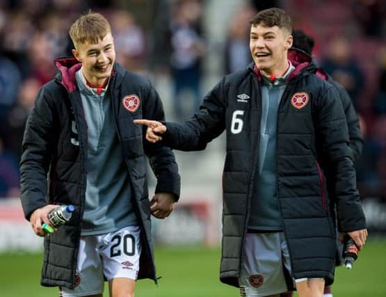 Harry Cochrane and Anthony McDonald, who are currently on loan at Dunfermline, are set to feature for Hearts under-21s. Picture: SNS