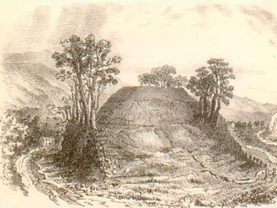 A pen and ink drawing of the Keir Hill, Gargunnock, Stirlingshire, by Christian Maclagan, who is often described as Scotland's first female archaeologist. PIC: Creative Commons.