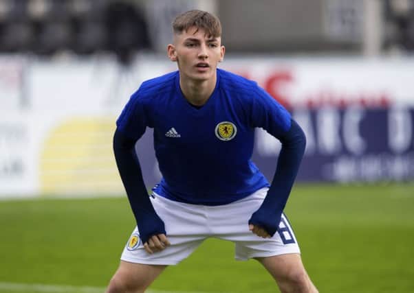Billy Gilmour received rave reviews for his performance in Scotland Under-21s' 2-0 win over San Marino. Picture: Bruce White/SNS