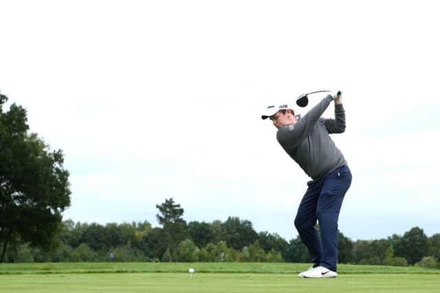 Bob MacIntyre leads in Hamburg where, he says, Its probably the best Ive driven the ball this year. Picture: Getty
