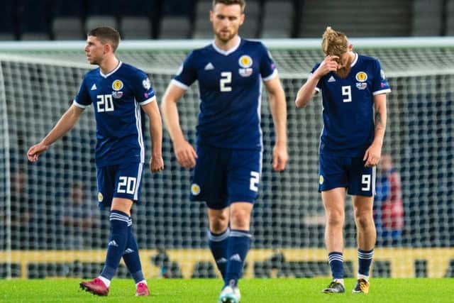 Dejection for Ryan Christie, Stephen O'Donnell and Oli McBurnie