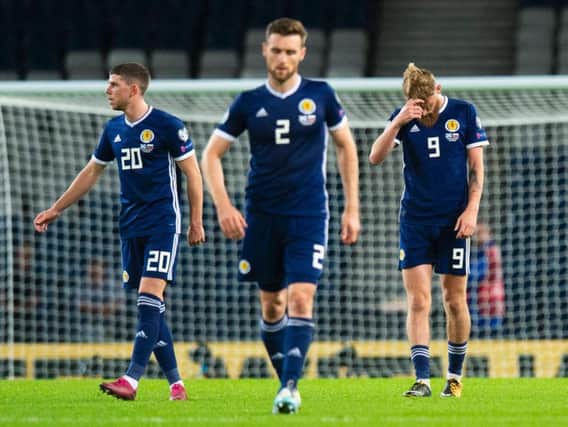 Dejection for Ryan Christie, Stephen O'Donnell and Oli McBurnie