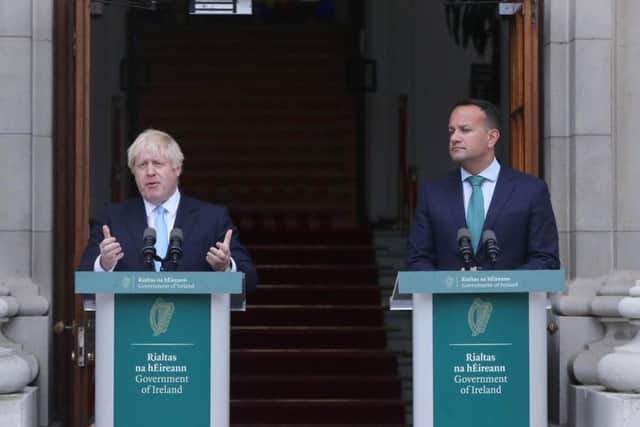 Prime Minister Boris Johnson met with Irish Premier Leo Varadkar