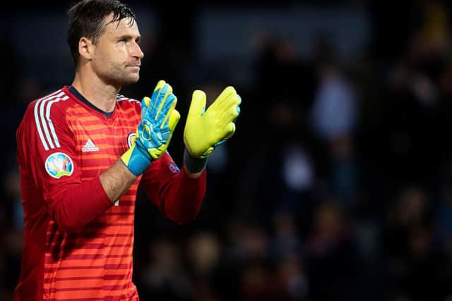 Excellent fingertip save to deny Dries Mertens when Scotland were already 3-0 down. But was left with a largely thankless task behind a porous back four.