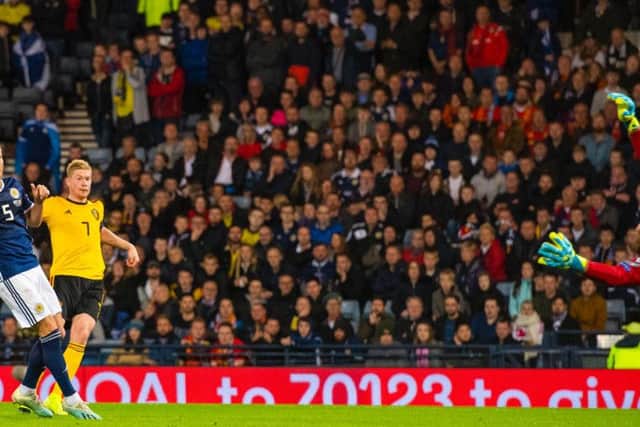 Kevin De Bruyne caused Scotland an abundance of pain. Picture: SNS