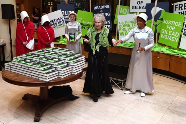 Margaret Attwood at the Launch of her new book 'Testaments' in Waterstones Piccadilly. (Photo by Eamonn M. McCormack/Getty Images)