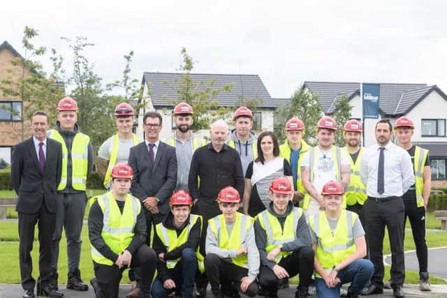 The new recruits will work in trades such as joinery, bricklaying, plumbing and painting. Picture: Newsline Media