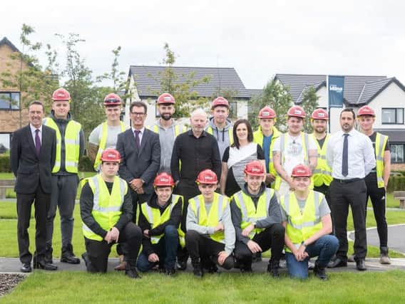 The new recruits will work in trades such as joinery, bricklaying, plumbing and painting. Picture: Newsline Media