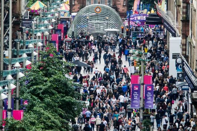 The new snapshot of high street spending suggests consumers are not buying big-ticket items. Picture: John Devlin